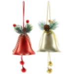 Red Or Gold Christmas Tree Bell Colour May Vary