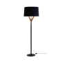 Apollo Charcoal Floor Lamp - Lamp Base & Shade