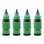 Begrit Garden Hose Pipe One Way Adapter Tap Connector Fitting For Irrigation 4-PACK