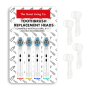 Toothbrush Heads For Oral-b Pro White - 8 Pack & Toothbrush Covers - 4 Pack