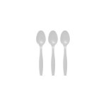 Premium Quality Plastic Teaspoon White 1X500