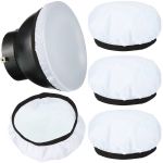 5 Pieces Of 7 18CM Soft Lamp Diffuser Covers - White Diffuser Socks