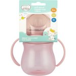 Made 4 Baby Soft Spout Cup With Handles Pink