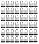 Sedorti Laminated Steel Padlock Set Ka 2341 1-1 4 Wide Body Small Heavy Duty Locker Lock Keyed Alike Padlocks Lock For Gym Locke