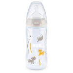 Nuk First Choice+ Temperature Control Bottle Silicone Teat- 6-18 Months - 300ML - Safari