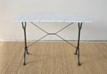 White Marble Rect. Top Table 71X100X60CM