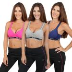 Womens Pack Of 6 Fitness Sports Bras 42C - 42C