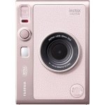 Fujifilm Instax MINI Evo Hybrid Instant Camera Gentle Rose Film And Case Bundle