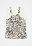 PoP Candy Printed Dress & Frilled Top Set - Multi