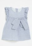 PoP Candy Striped Dress - Blue & White