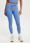 Cotton On Ultimate Run Rib Full Length Tight - Adrift Blue