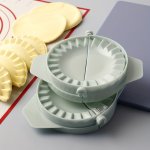 Plastic Dumpling And Empanada Press Mold Set - Ideal For Pierogi Pastelitos Calzones Turnovers - Uncharged Kitchen Gadget And Ba