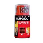 Blu-mol Drill Set Of 15