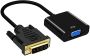 Dvi To Vga Video Adapter Dvi-d/dvi-ito Vga Converter For Desktop Monitor Mc