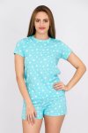 Ladies Printed Short Pyjama Set
