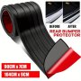 Anti-scratch Car Trunk Door Sill Plate Protector Universal Rear Bumper Rubber Moldings Pad Trim Cover Strip