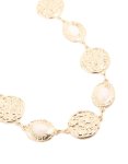 Goldair Gold Enamel Coin Belt