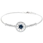 Demi Bracelet With Swarovski Montana Crystal