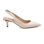 Spillo Patent Slingbacks -beige