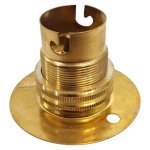 Radiant Batten Lamp Holder 40MM B22 Brass