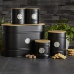 Bread Bin And Canister Legnosa 5-PIECE Set – XH-5