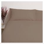 Microfibre Taupe Duvet Cover Set