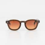 Heritage Acetate Sunglasses Tobacco Brown - One Size