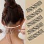 5-PACK Wave Hair Comb Hairpin Set Anti-frizz Split End Repair Tool MINI Bangs Styling Clip Hair Styling Accessories Kit For Normal Hair Type