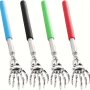 Portable Telescopic Back Scratcher - Stainless Steel Extendable 21.08-57.91cm With Comfort Grip Handle - Ideal For Elderly & Itch Relief - Perfect Gift For