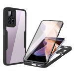 For Xiaomi Redmi Note 11 Pro Acrylic + Tpu 360 Degrees Full Coverage Shockproof Phone Case Black
