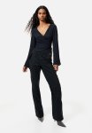 Wrapover Top - Black