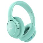 Beribes Bluetooth Headphones Over Ear 65H Playtime And 6 Eq Music Modes Wireless Headphones With Microphone Hifi Stereo Foldable
