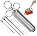 Quality Meat Marinade Injector Stainless Steel Roaster Kitchen Tool Set
