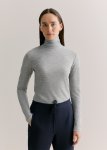Merino Fine Rib Rollneck