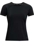 Women's Ua Iso-chill Run Short Sleeve - BLACK-001 Md