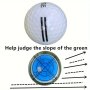 Golf Ball Marker Golf Green Slope Tester Golf Putting Aid & Green Reader Golf Accessories