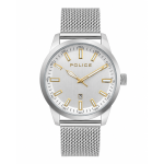 Mens Pewgh Quartz Stainless Steel Mesh Bracelet Watch In Sliver silver Dial - Sliver silver Dial