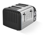 Swan Toaster Black 4 Slice