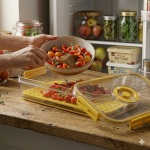 Acrylic Rectangle Fresh Food Storage Box