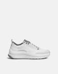 Calvin Klein Chunky Runner Laceup Mix White Sneakers - UK11 White