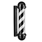 Barber Pole Sml 65X22X15.5CM Blk wht