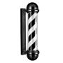 Barber Pole Sml 65X22X15.5CM Blk/wht