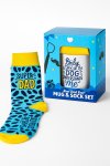 Happy Fathers Day Printed Mug & Novelty Socks Gift Set