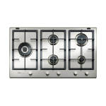 Whirlpool GMA9522 IX Stainless Steel 5 Burner Gas Hob