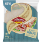 White 6X45G White Wraps 6-PACK