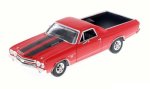 Motormax – 1:24 1970 Chevy El Camino Ss 396 – Red “timeless Legends”