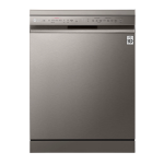 LG Quadwash Steam Dishwasher Stainless Finish
