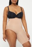 Solution Shaper Shorts Right Leg Cut Off - Beige