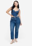 Curvy Fit Vintage Mom Ultra High Jeans - Blue