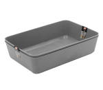 Ezy Multi Purpose Large Tray - Pack Of 2 Grey